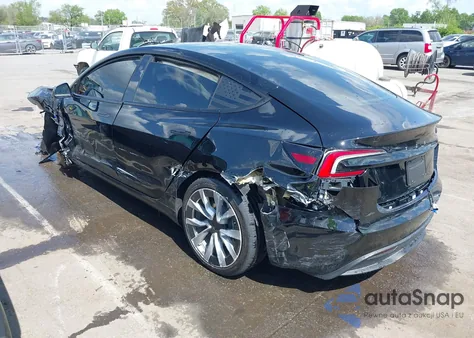2025 Tesla Model 3 Long Range Rear-Wheel Drive из США, поврежденный, VIN 5YJ3E1EA2SF918505